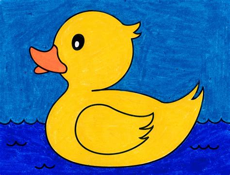 Follow along to learn how to draw a cute, cartoon duck, super easy, step by step. Kawaii rubber ducky. Baby ducky drawing lesson for kids.Thanks for watching... 